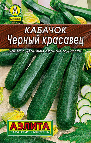 Кабачок цуккини Чёрный красавец.